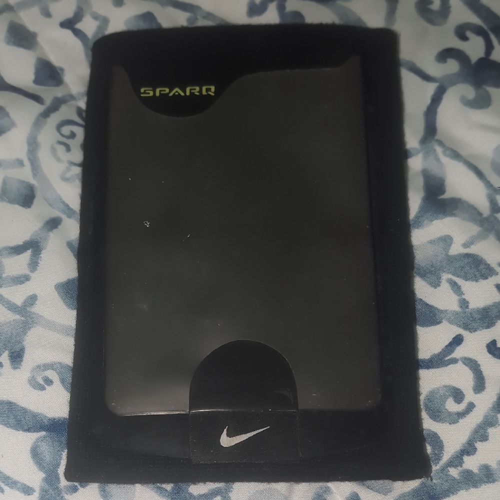 Nike Black and Green Card Holder